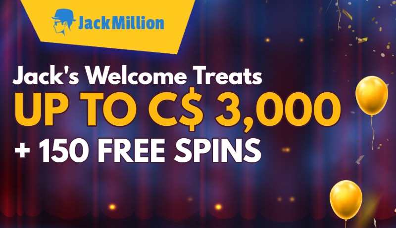 Jack Million Casino Welcome Bonus